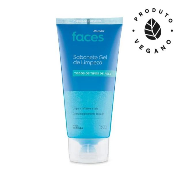 Sabonete Gel De Limpeza Panvel Faces Todos Os Tipos De Pele 150g