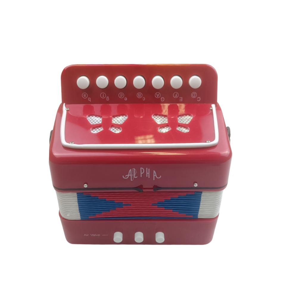 Sanfona Arcordeão Botões Infantil Montessori Brinquedo Educativo