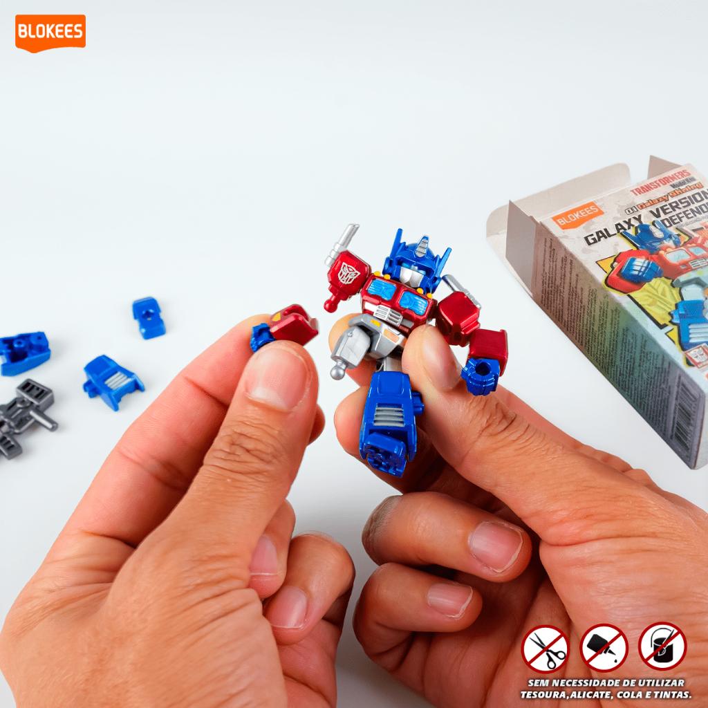 Blokees Transformers Defender Version 01 Blind Box Surpresa Figuras Colecionáveis Polibrinq