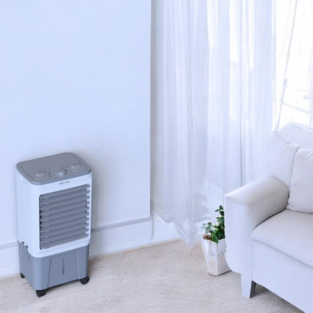 Climatizador Ar Ventisol Portátil Turbo Evaporativo 16 Litros 5 Em 1 Umidificador Clin16pro 130W