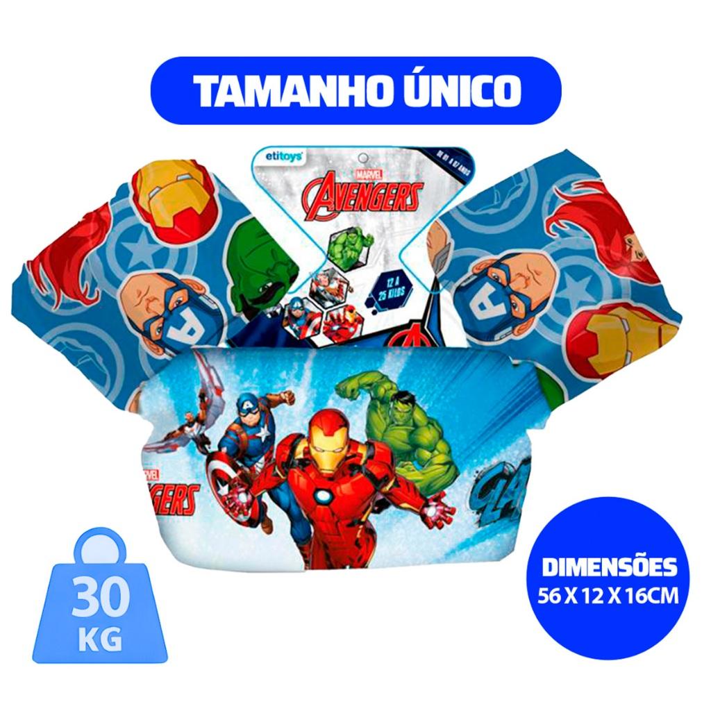 Colete Salva Vidas Infantil Etilux Etitoys 56cm Avengers