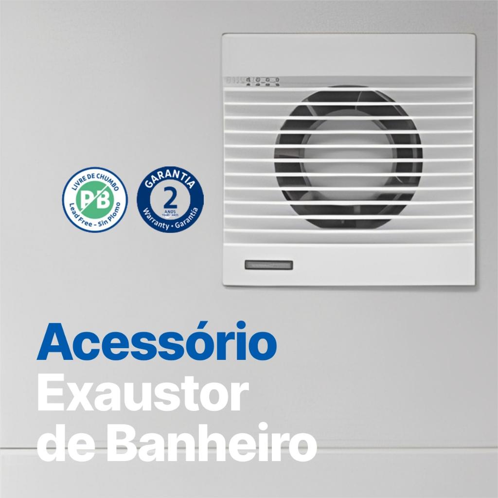 Exaustor Para Banheiro Tramontina 15cm 120v/220v Com Grade Anti Insetos