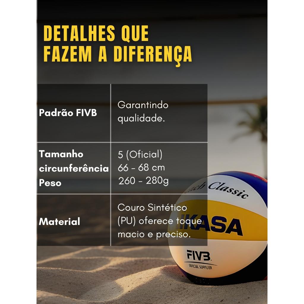 Bola De Vôlei Vxl 30 Quadra Praia Oficial Mikasa Tamanho Original Bv552 Profissional Leve Macia Pix