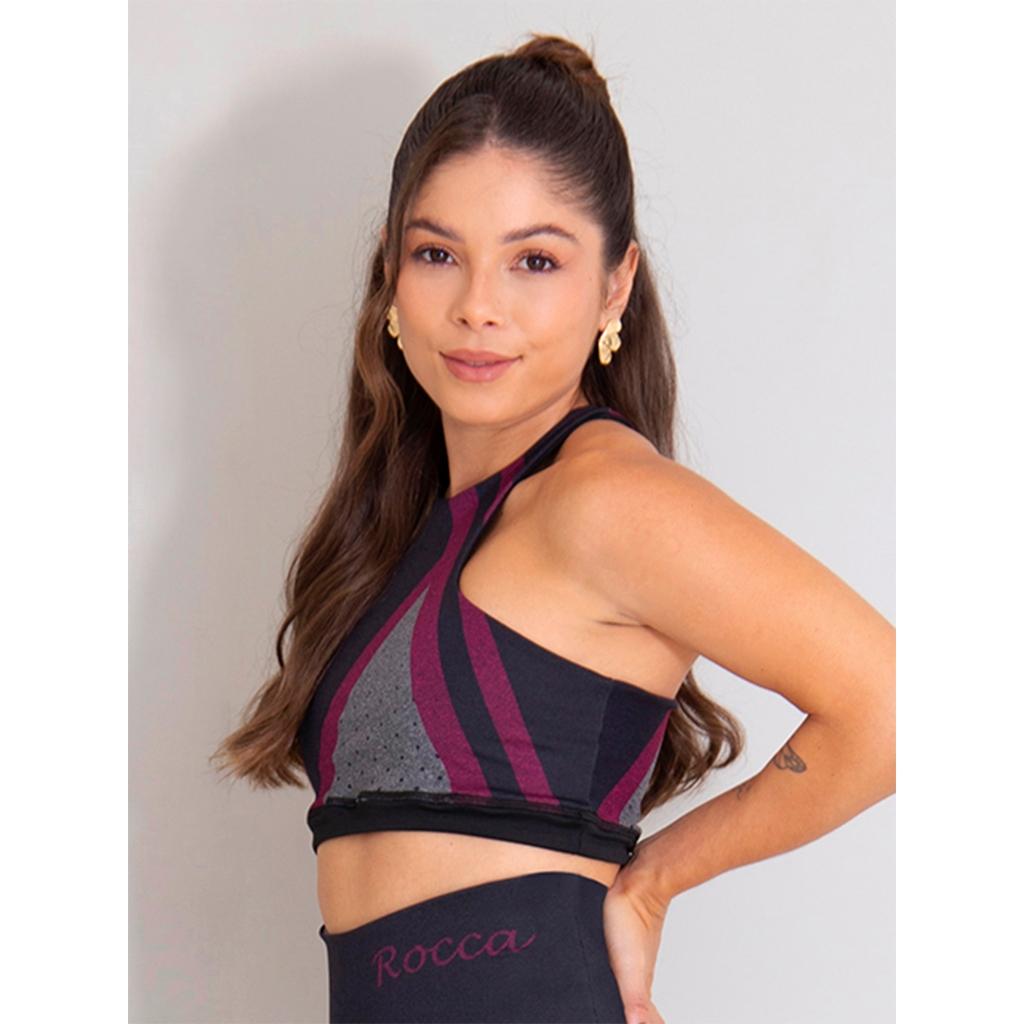 Top Feminino Camiseta Fitness Sublimado Academia