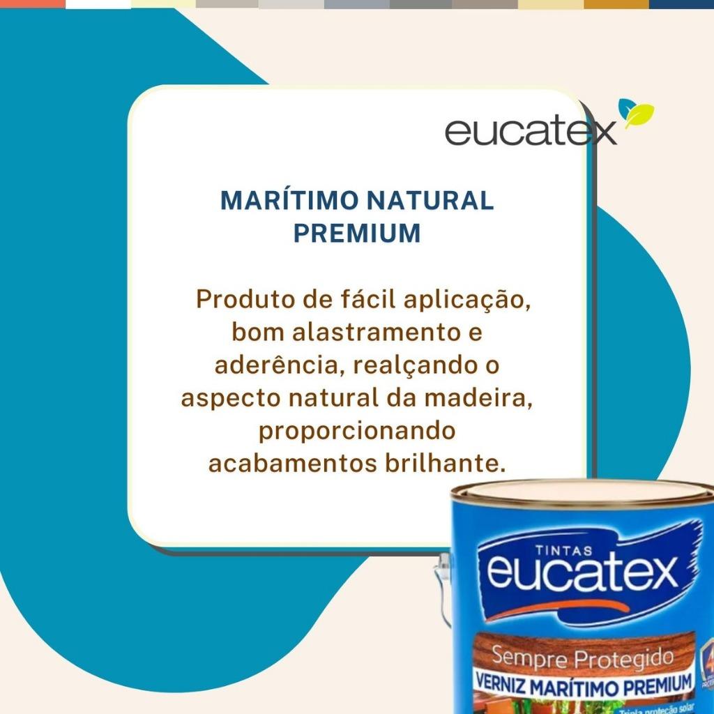 Eucatex Verniz Marítimo Natural Premium Brilhante Eucatex 225ml