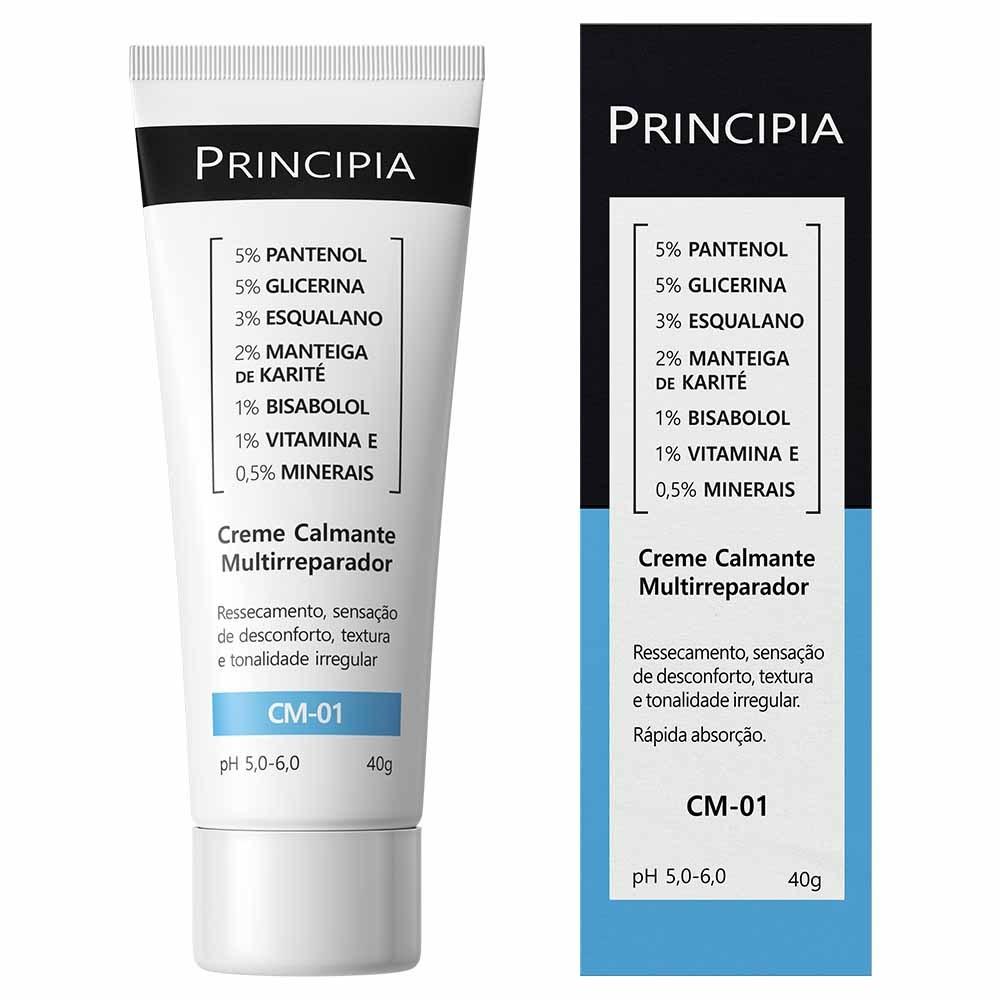 Principia Kit Verão Básico C/Protetor Solar Facial Ps-01 Fps60 + Creme Calmante Cm-01+ Protetor Solar Corporal Fps99
