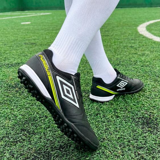 Chuteira Society Masculino Umbro Furious Original Chuteira De Society Futebol Campo Grama Sintética