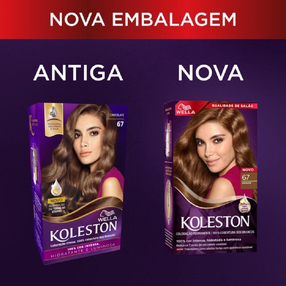 Tintura De Cabelo Koleston Cor 67 Chocolate