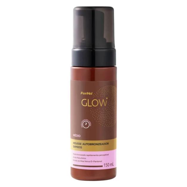 Mousse Autobronzeador Express Médio Panvel Glow 150ml