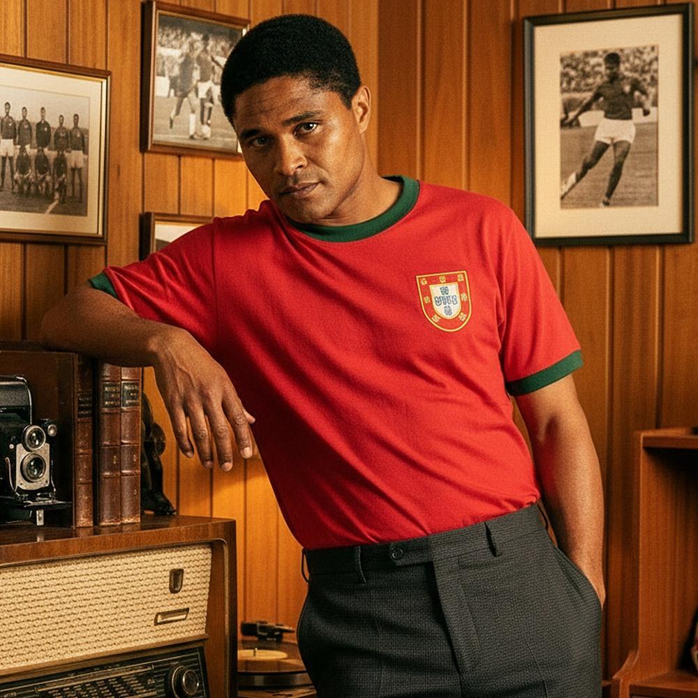 Camisa Retrô Gol Seleção Portugal Edição Limitada Oficial