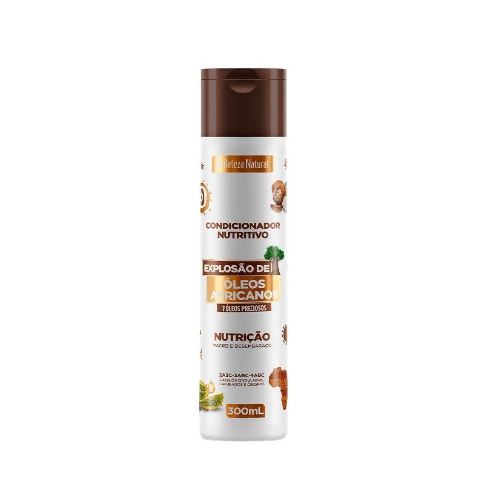 Kit Duo Shampoo 300ml + Condicionador 300ml Explosão De Óleos Africanos Bn.cachos