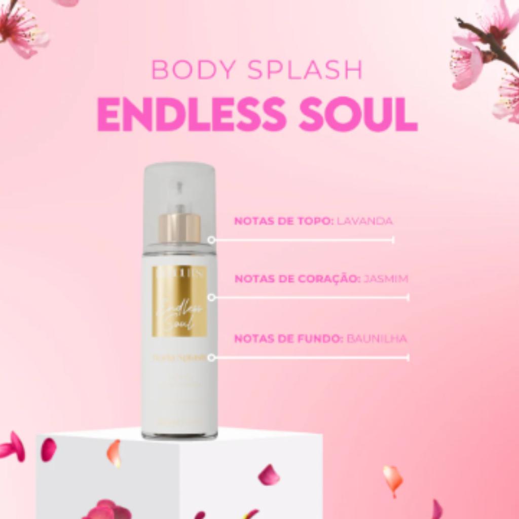 Kit 3 Body Splash Icon Endless Soul Roses 200ml Barbours