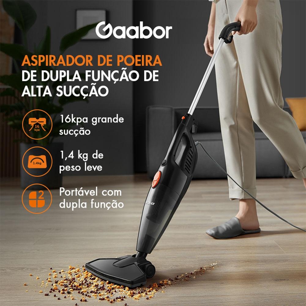 Gaabor Aspirador 2 Em 1 Portátil 220V 16000pa Sucção Forte Para Casa Poeira Gvcw M15A