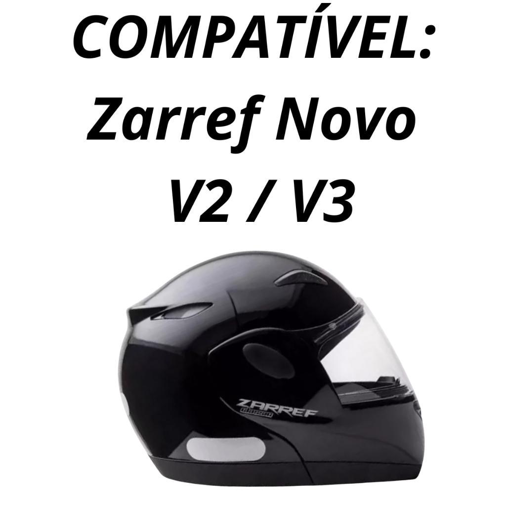 Viseira Capacete Taurus Zarref V2 V3 V4 Cristal Ou Fumê Modelo Original