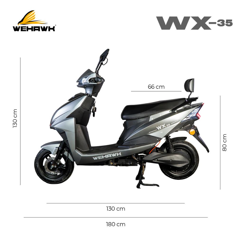 Scooter Moto Elétrica Wx-35 1000w Bateria De Lítio 60V 20ah Wehawk
