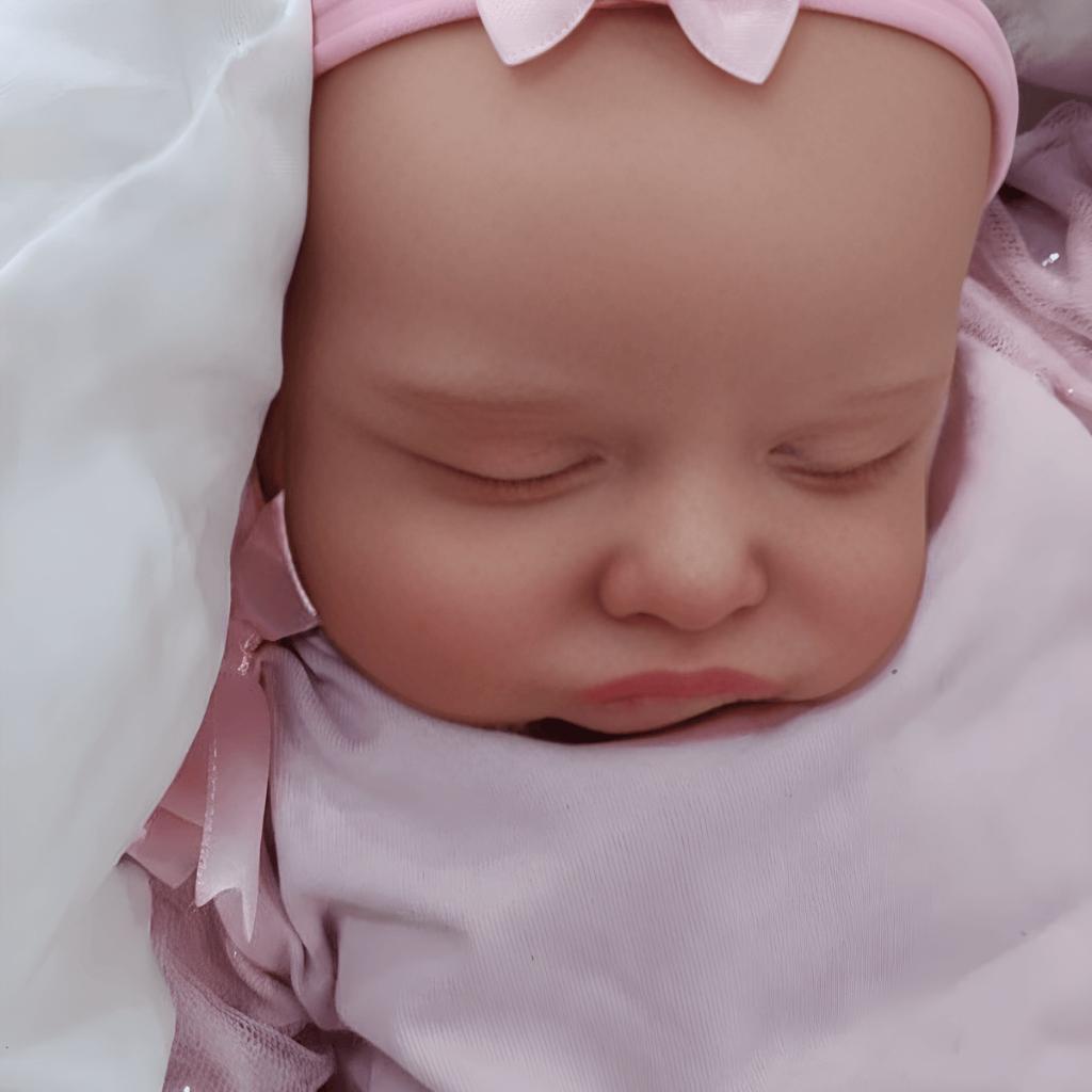 Bebê Boneca Reborn Siliconada Rosali Realista Pode Dar Banho Em