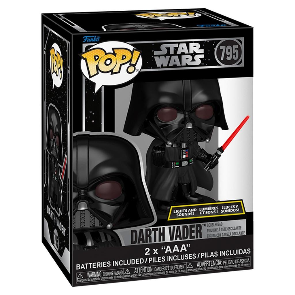 Funko Pop Star Wars Light And Sounds - Darth Vader 795 Novo Original