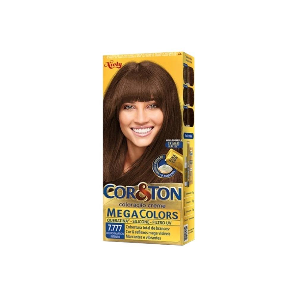 Tintura Cor Ton 7.777 Louro Marrom Intenso