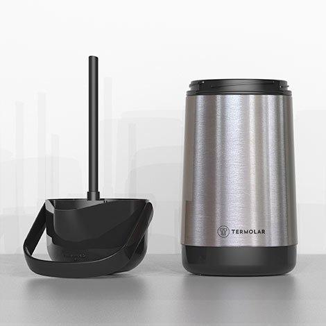 Garrafa Térmica Inox Lumina Bomba De Pressão 500ml Termolar