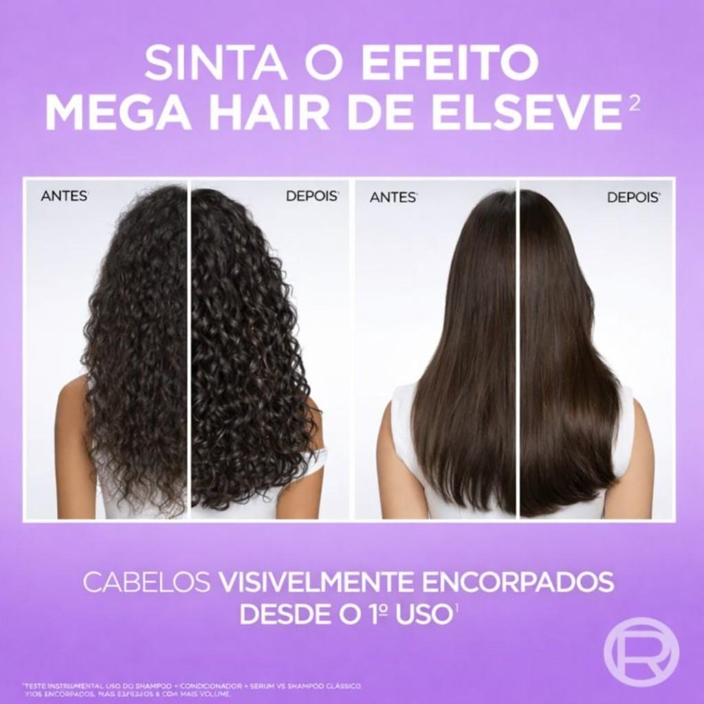 Creme Para Pentear Elseve Colágeno Lifter Volume Sem Frizz 250ml
