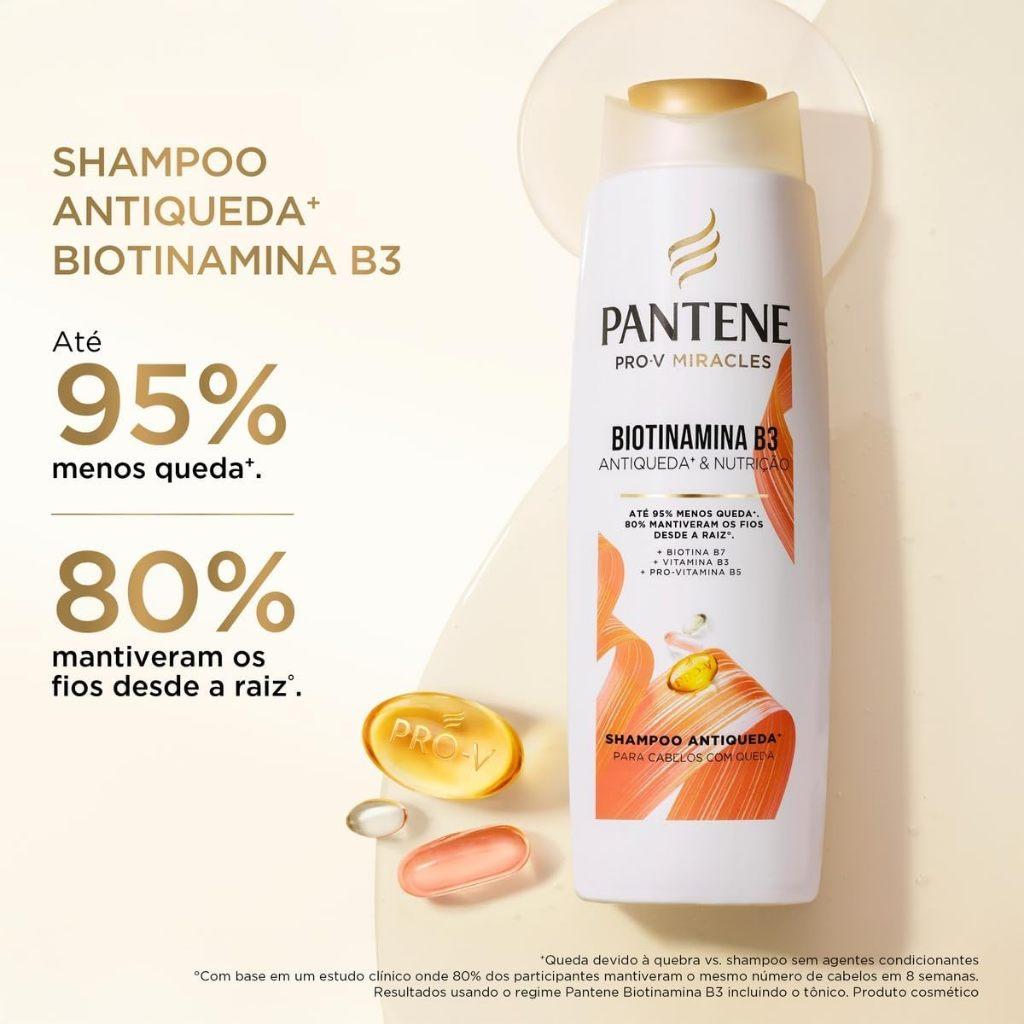Shampoo Pantene Biotinamina B3 Anti-queda Nutrição 175ml