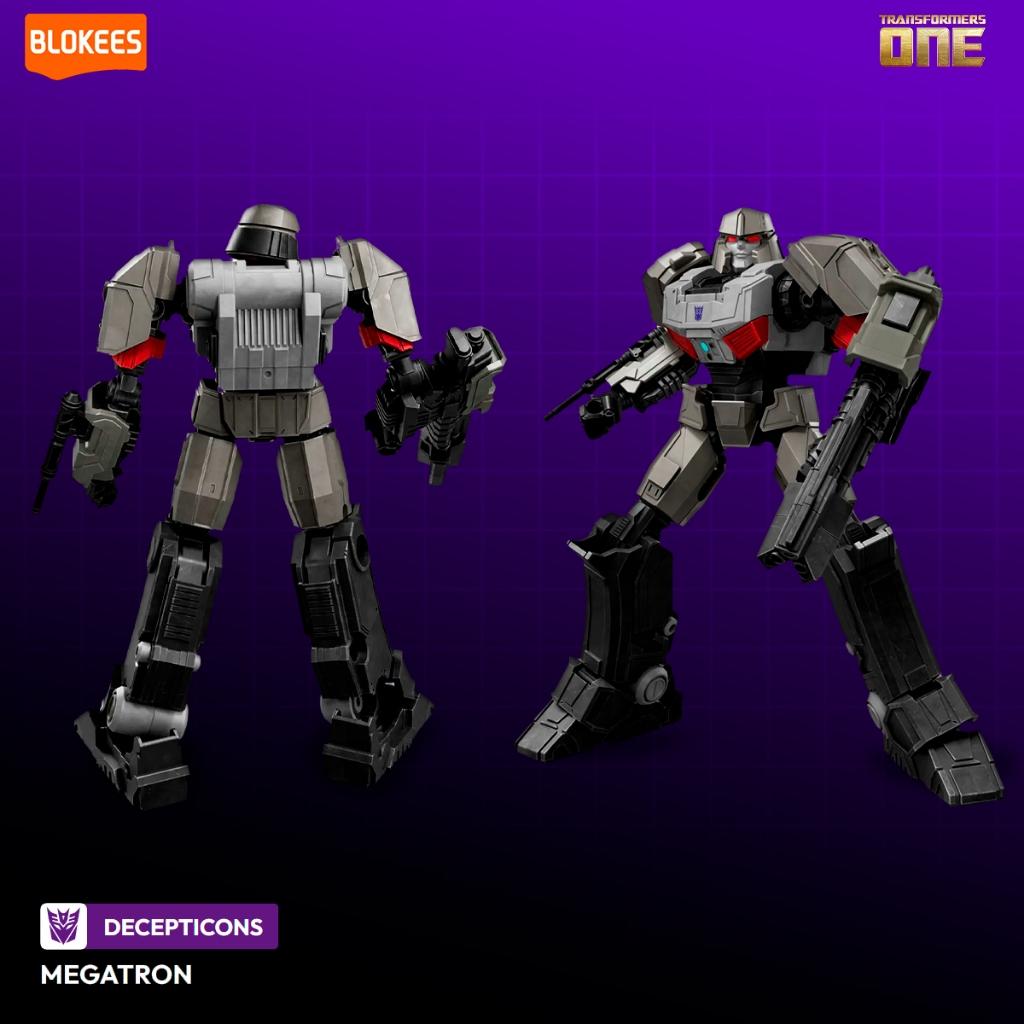 Boneco Articulado Montável Blokees Transformers Classic Class 12 Megatron Colecionável Model Kit