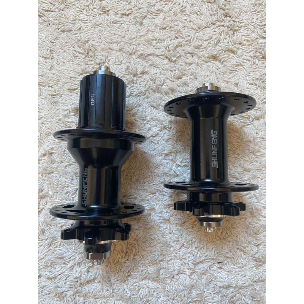 Par De Cubo K7 Dianteiro E Traseiro Barulhento Shufeng Alumínio 36 Furos