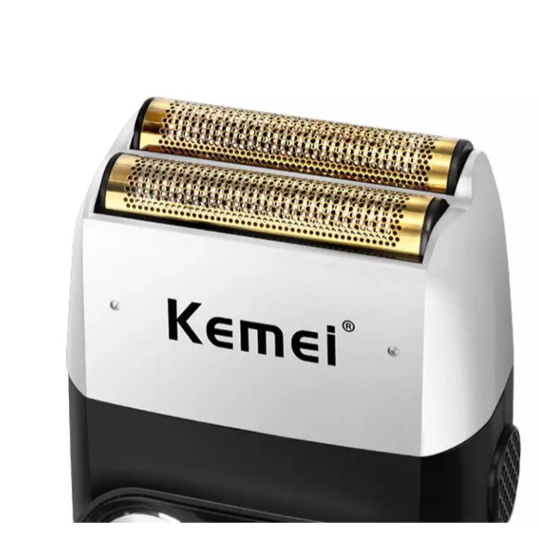Maquina Kemei Km 2026 Shaver Sem Fio Bivolt Recarregável