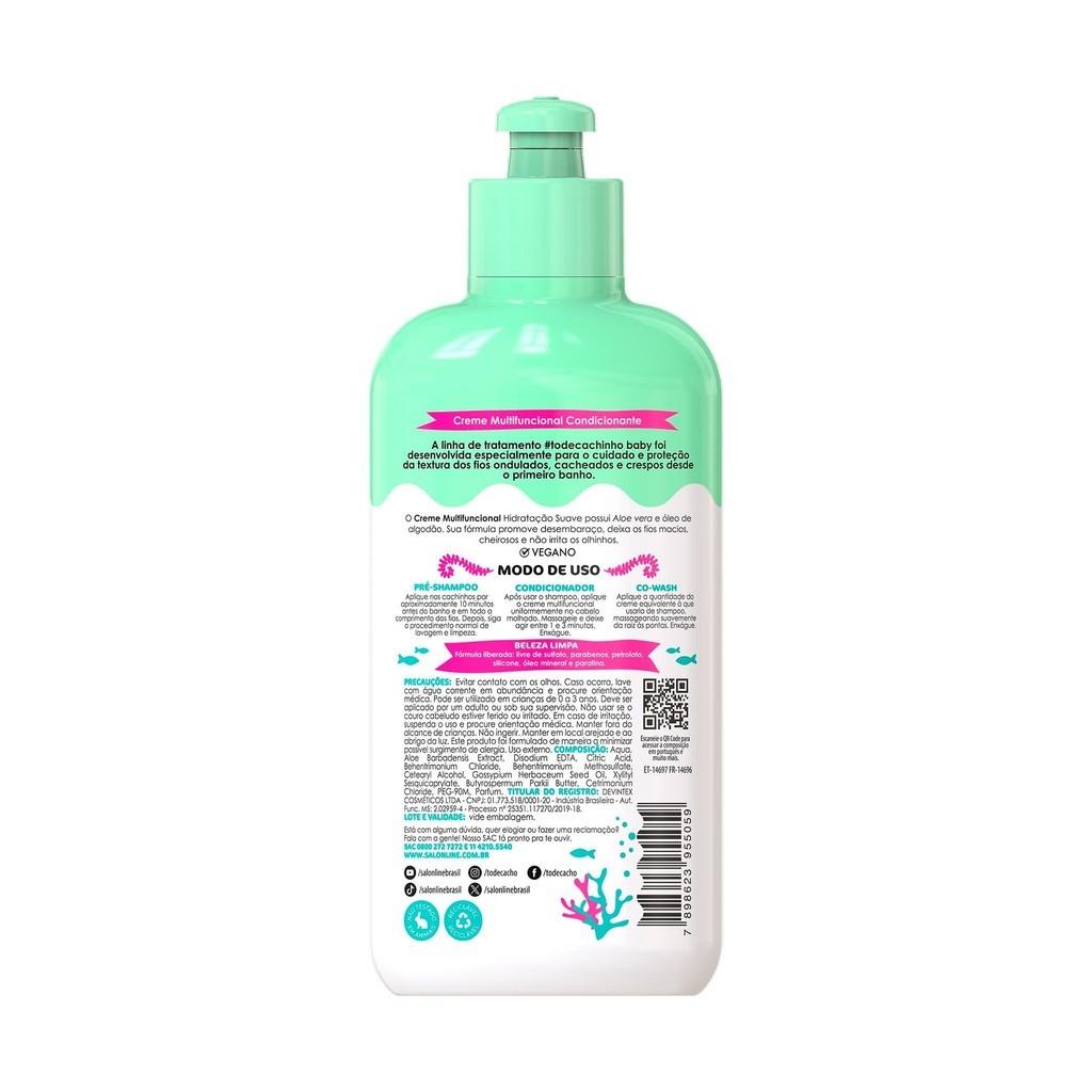 Kit Com 2 Cremes Multifuncionais #todecachinho Baby Salon Line