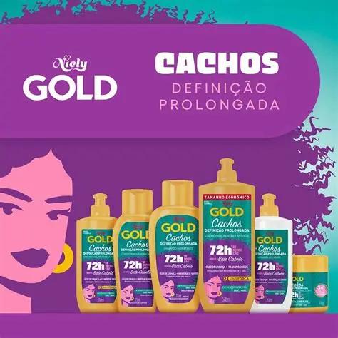 Niely Gold Shampoo Cachos Definição Prolongada - 275ml
