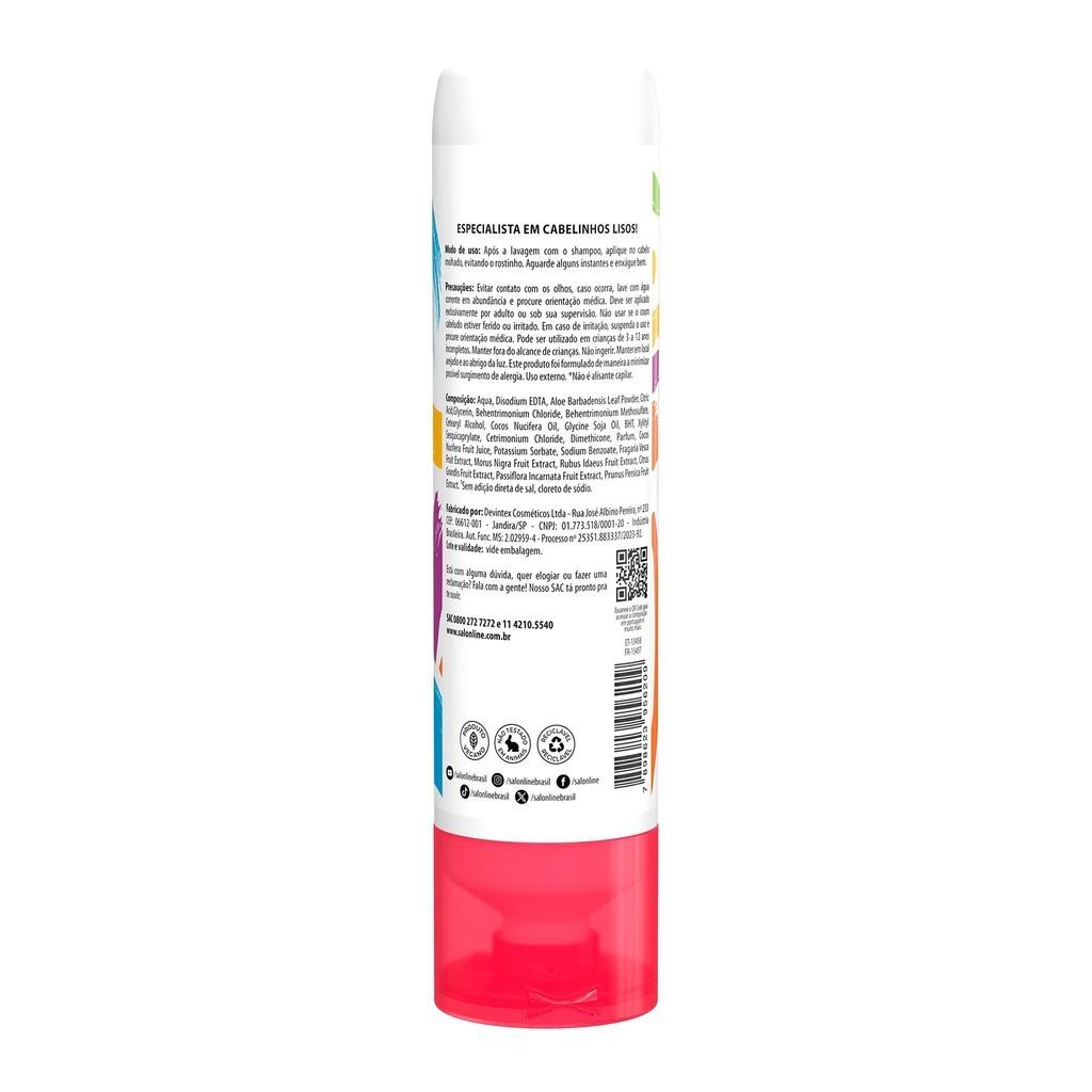 Kit Kids Shampoo E Condicionador Meu Lisinho Salada De Frutas Salon Line