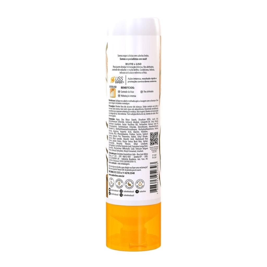 Kit Shampoo E Condicionador Meu Liso Muito+liso Salon Line