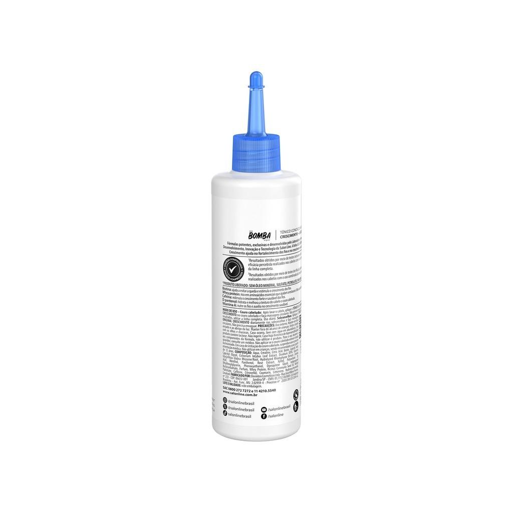 Kit Tônicos Sos Bomba Crescimento Acelerado + Antiqueda Salon Line
