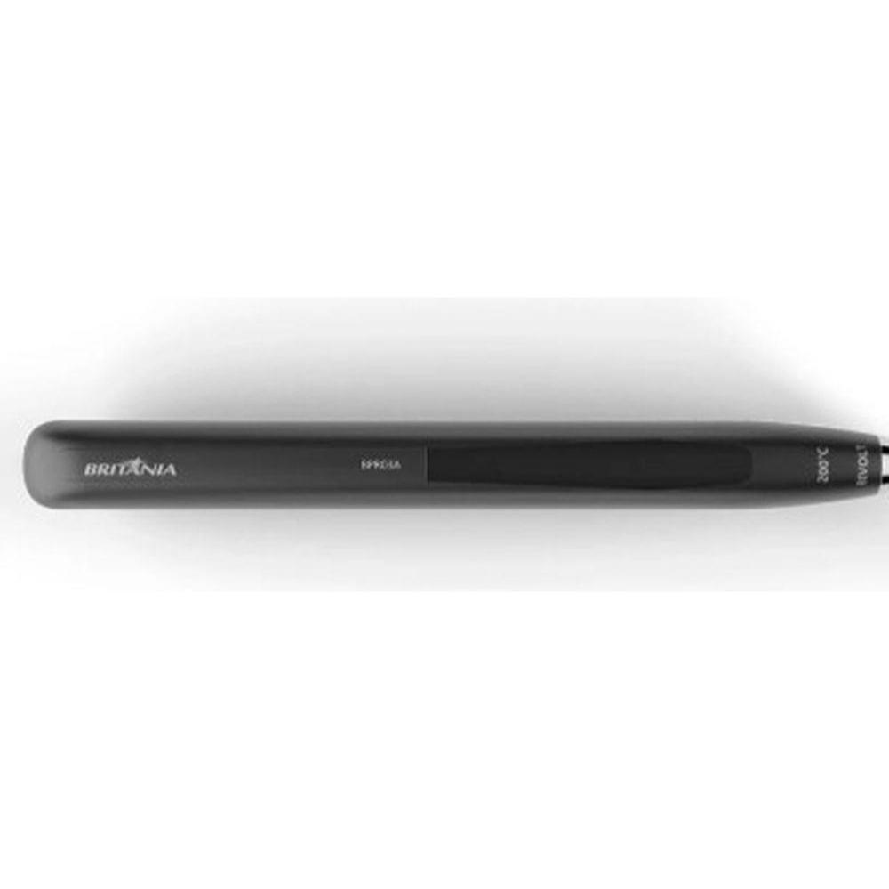 Prancha De Cabelo Britânia Íon Tourmaline Bpro3a Preto Bivolt