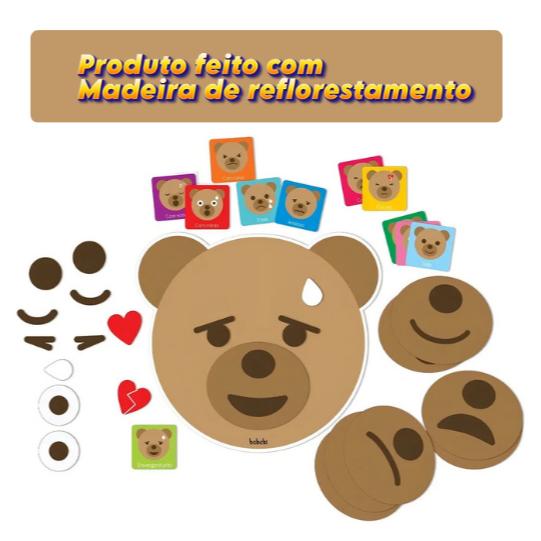 Jogo Educativo Infantil Ursinho Como Me Sinto Sentimentos Emoções