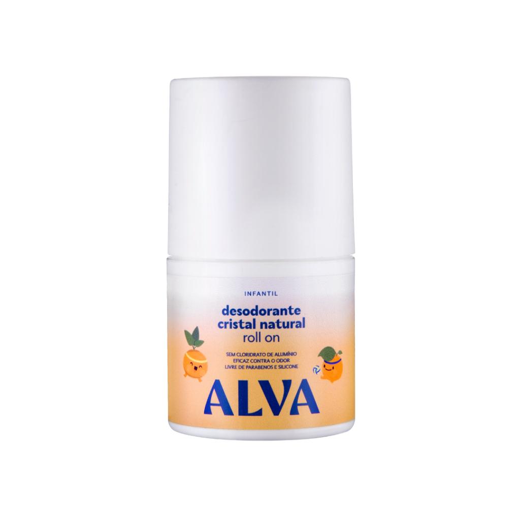 Desodorante Roll On Infantil Laranja Doce 50ml Alva