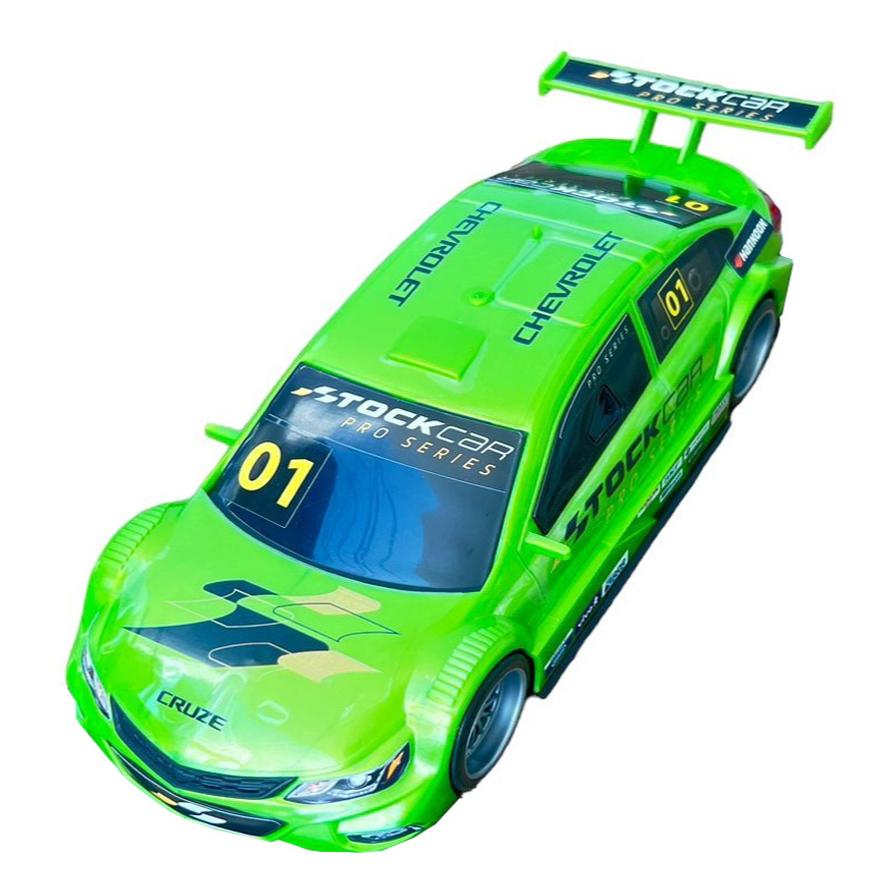 Carro Fricção Stock Car Usual 258 Cinza Verde Azul Laranja Usual Brinquedos
