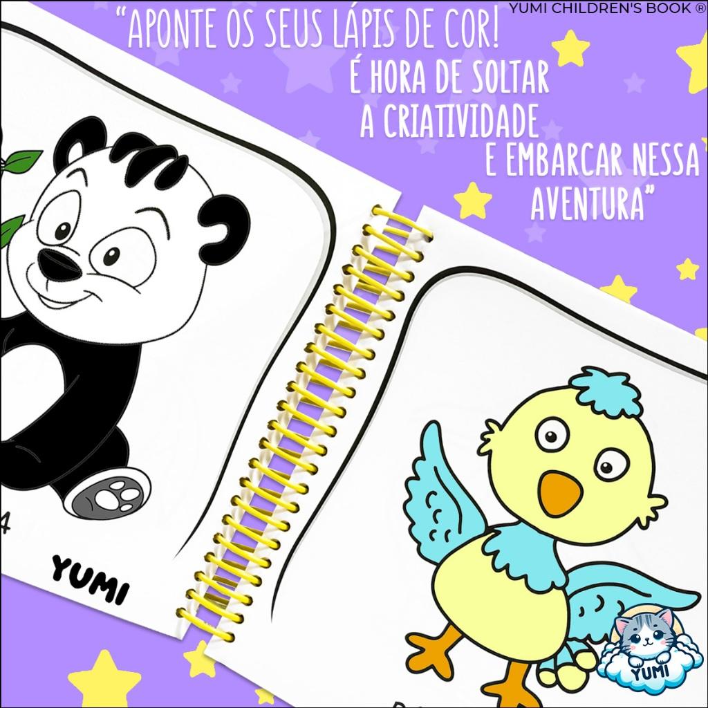 Livro Interativo Infantil 365 Desenhos Para Colorir Caderno Com Espiral Para Pintar - E Meninas
