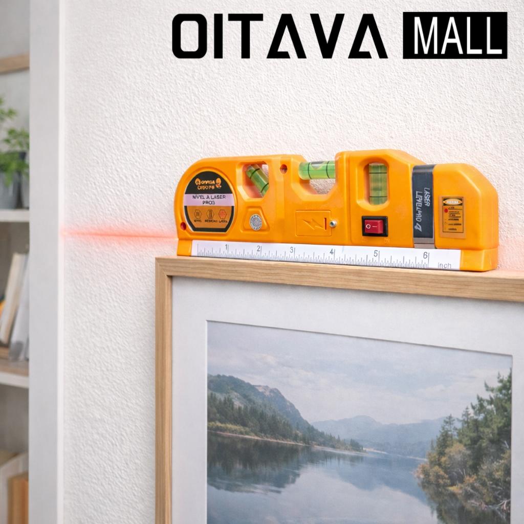 Nível A Laser 3 Linhas Nivelador Profissional 4 Em 1 Preciso Construção Manutenção Alta Visibilidade