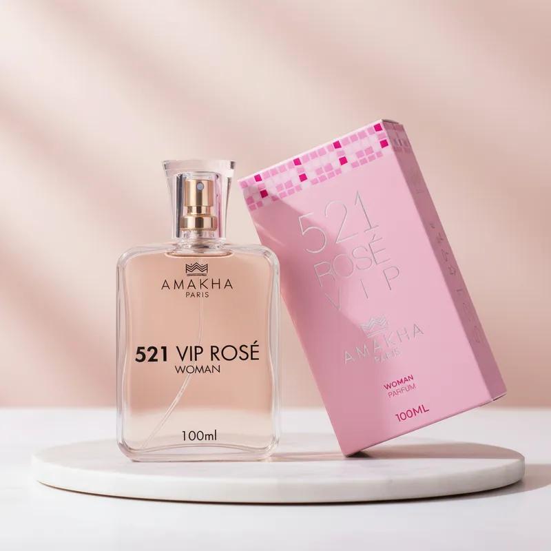 Deo Colônia Feminino 521 Vip Rosé 100ml - Amakha Paris