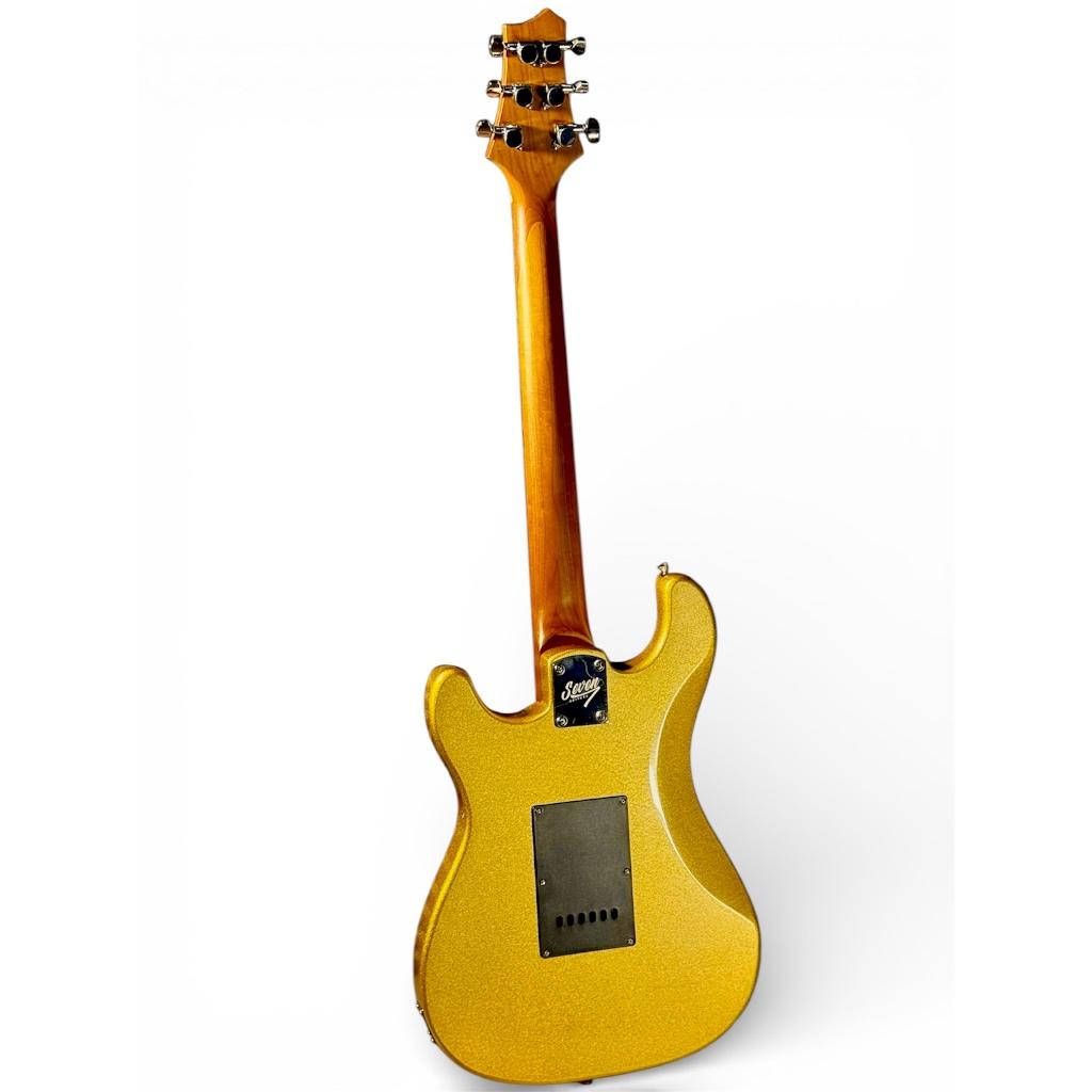 Guitarra Seven Sgt-277 Hh Mod Prs Traste Inox Gold C/bag