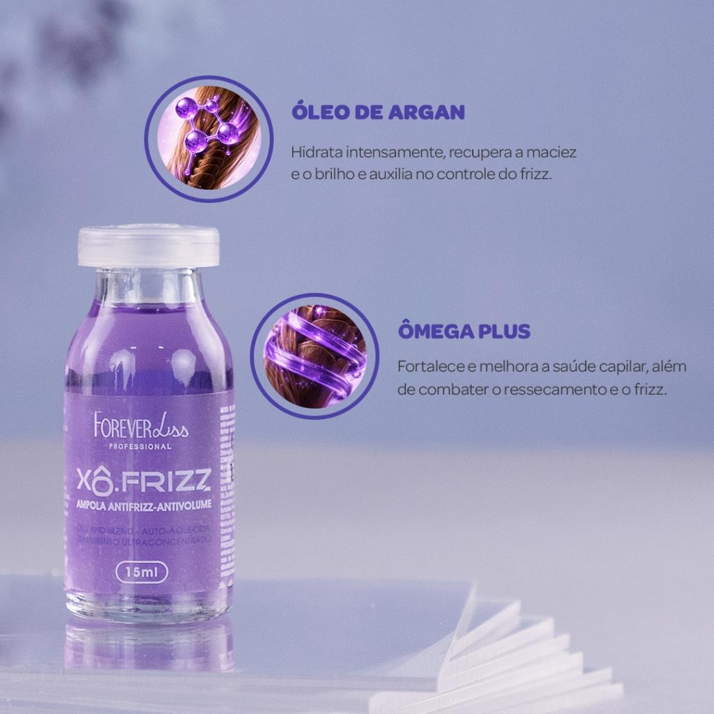 Ampola Para Cabelo Xô Frizz Forever Liss 15ml