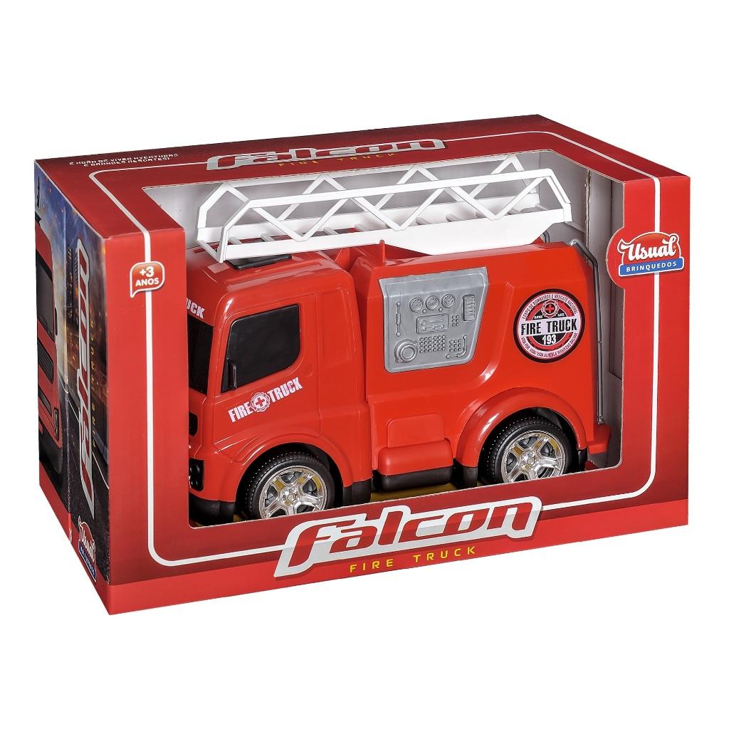 Caminhão Bombeiros Com Escada Articulada Usual Cor Vermelho