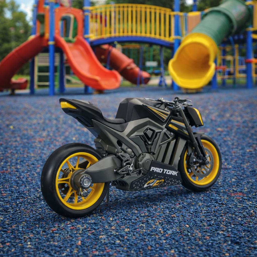 Moto PRO Tork De Corrida Brinquedo Criança Menino Usual Brincar