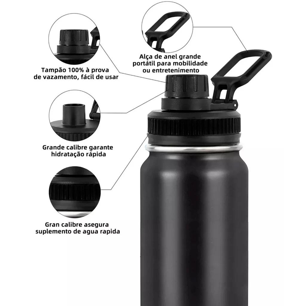 Belifou Garrafa Térmica Com Isolamento Térmico De Grande Capacidade