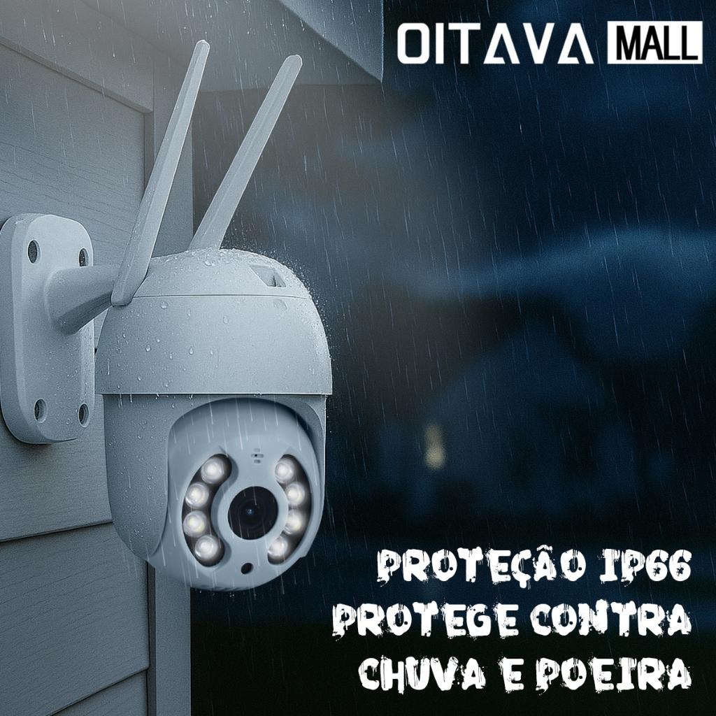 Câmera De Segurança Externa Wi-fi 360 Icsee Com Visão Noturna E Áudio Bidirecional
