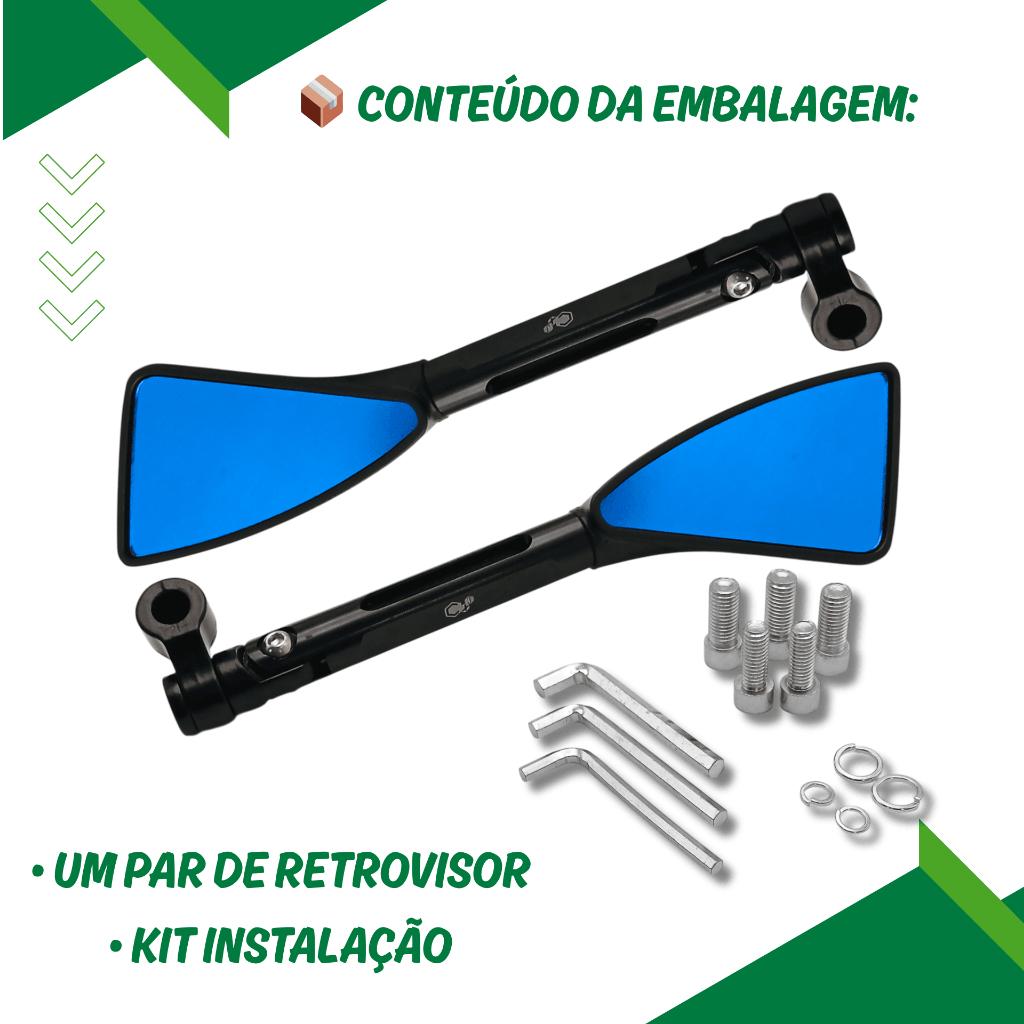 Retrovisor Moto Esportivo Tomok Titan Fazer 250 Cb300
