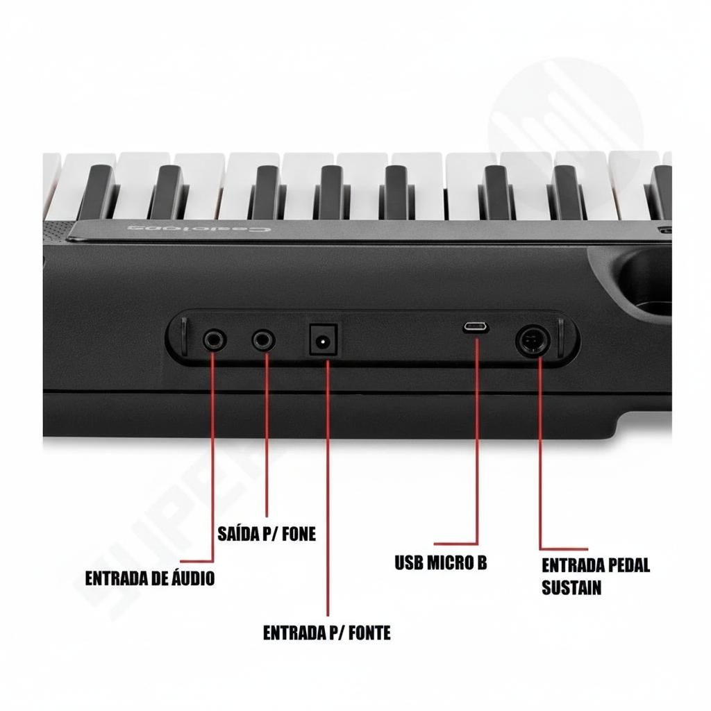 Teclado Musical Digital Casio Casiotone Ct-s200 61 Teclas
