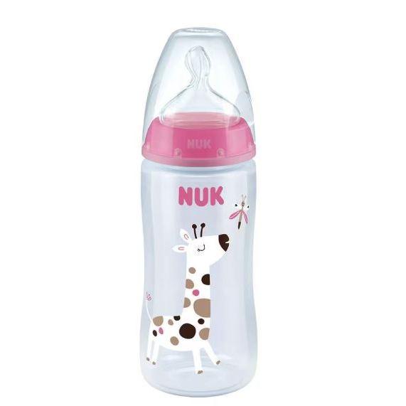 Kit 3 Mamadeiras Starter Rosa 90/150/300ml First Choice Nuk
