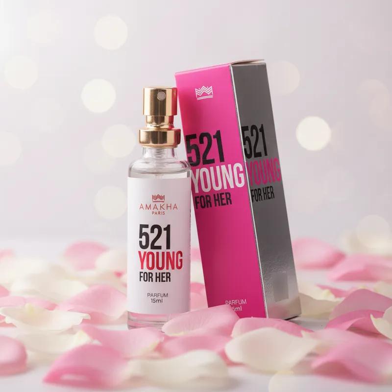 Deo Colônia Feminino 521 Young For Her 15ml - Amakha Paris